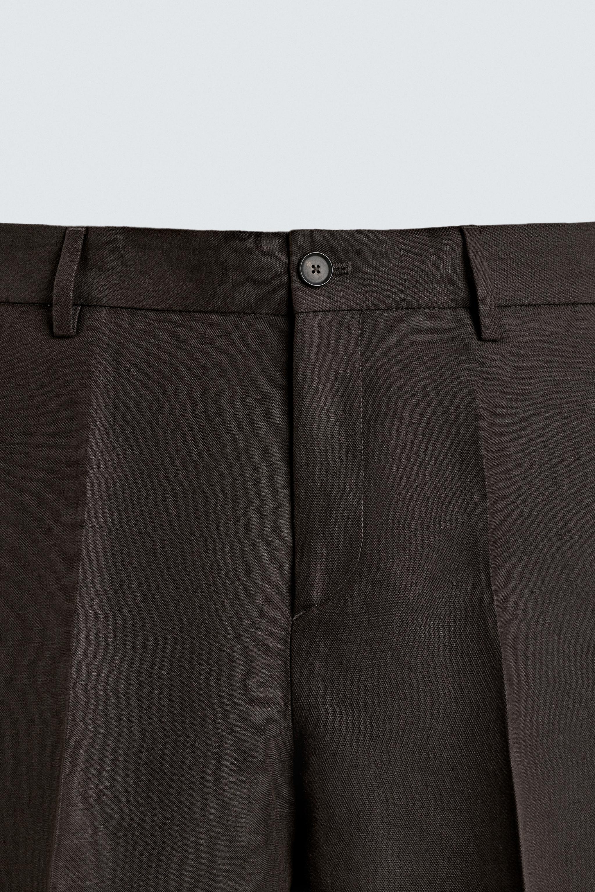 100% LINEN SUIT PANTS